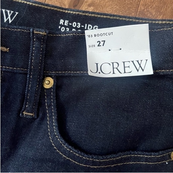 NWT J.Crew High-Rise Bootcut Jeans Classic Flare Super Stretch Denim Size 27 - Picture 4 of 14